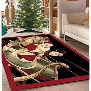 Christmas Santa Claus Clm0310048M Rug Home Decoration - Floor Decor R3020