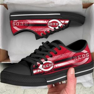 Cincinnati Reds Mlb Baseball Low Top Sneakers Low Top Shoes LT0835