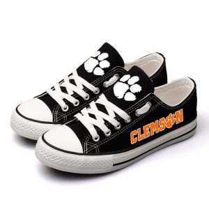Clemson Tigers NFL Football 4 Gift For Fans Low Top Custom Canvas Shoes LT1063