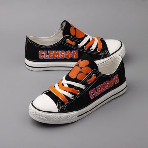 Clemson Tigers NFL Football 5 Gift For Fans Low Top Custom Canvas Shoes LT0162