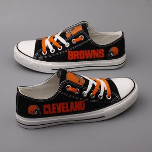 Cleveland Browns NFL Football 1 Gift For Fans Low Top Custom Canvas Shoes LT1128