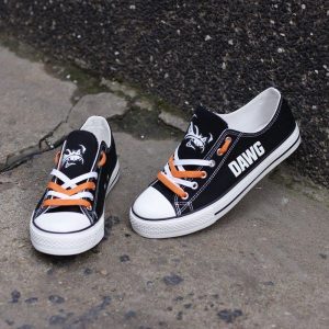 Cleveland Browns NFL Football Dawg Gift For Fans Low Top Custom Canvas Shoes LT0690