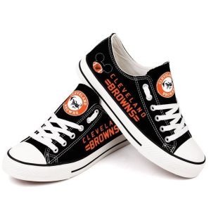 Cleveland Browns NFL Football Gift For Fans Low Top Custom Canvas Shoes LT0387