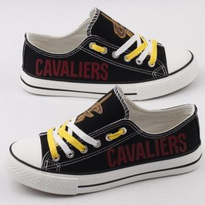 Cleveland Cavaliers NBA Basketball 2 Gift For Fans Low Top Custom Canvas Shoes LT0934