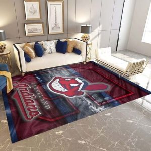 Cleveland Indians MLB 7 Area Rug Living Room And Bed Room Rug R2180