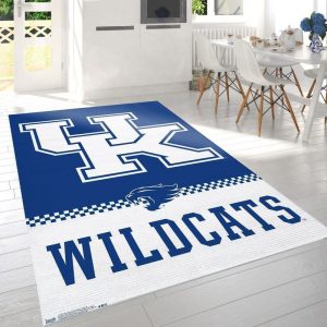Collegiate University Of Kentucky Wildcats Logo Area Rug For Gift Living Room Rug R2582