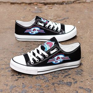 Colorado Avalanche NHL Hockey 5 Gift For Fans Low Top Custom Canvas Shoes LT0144