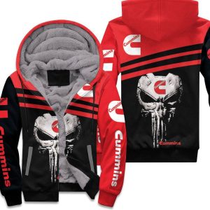 Cummins Skull 3D Unisex Fleece Hoodie