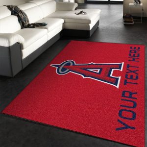 Customizable Los Angeles Angels Personalized Accent Rug Area Rug For Christmas BedRoom Decor R1543