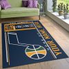 Customizable Utah Jazz Wincraft Personalized Nba Area Rug For Christmas Living Room Rug