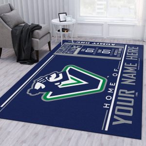 Customizable Vancouver Canucks Wincraft Personalized NHL Rug Living Room Rug Home Decor R4130