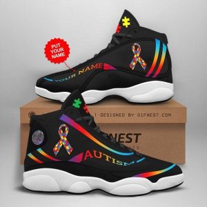 Customized Name Autism Awareness Jordan 13 Personalized Shoes JD130701