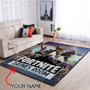 Customized Name Fortnite Area Rug Game Rug Floor Decor R0375