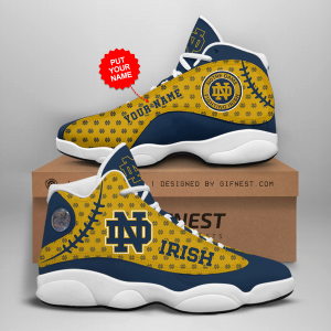 Customized Name Notre Dame Fighting Irish Jordan 13 Personalized Shoes