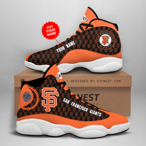 Customized Name San Francisco Giants Jordan 13 Personalized Shoes JD130222