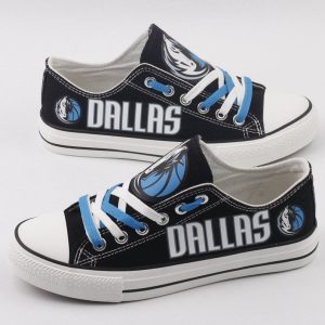 Dallas Mavericks NBA Basketball 4 Gift For Fans Low Top Custom Canvas Shoes