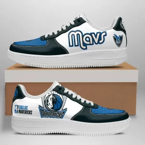 Dallas Mavericks Nike Air Force Shoes Unique Basketball Custom Sneakers