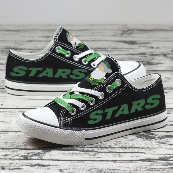 Dallas-Stars-NHL-Hockey-3-Gift-For-Fans-Low-Top-Custom-Canvas-Shoes Dallas Stars NHL Hockey 3 Gift For Fans Low Top Custom Canvas Shoes