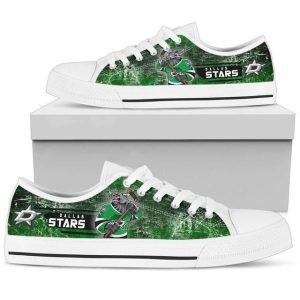 Dallas Stars NHL Hockey 3 Low Top Sneakers Low Top Shoes LT0205