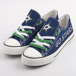 Dallas Stars NHL Hockey 4 Gift For Fans Low Top Custom Canvas Shoes LT0062