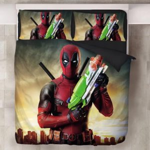 Deadpool X-Men #11 Duvet Cover Pillowcase Bedding Set Home Decor BS2252