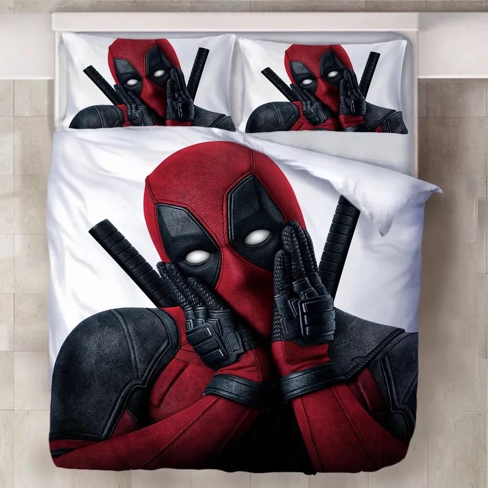 Deadpool-X-Men-7-Duvet-Cover-Pillowcase-Bedding-Set-Home-Decor Deadpool X-Men #7 Duvet Cover Pillowcase Bedding Set Home Decor
