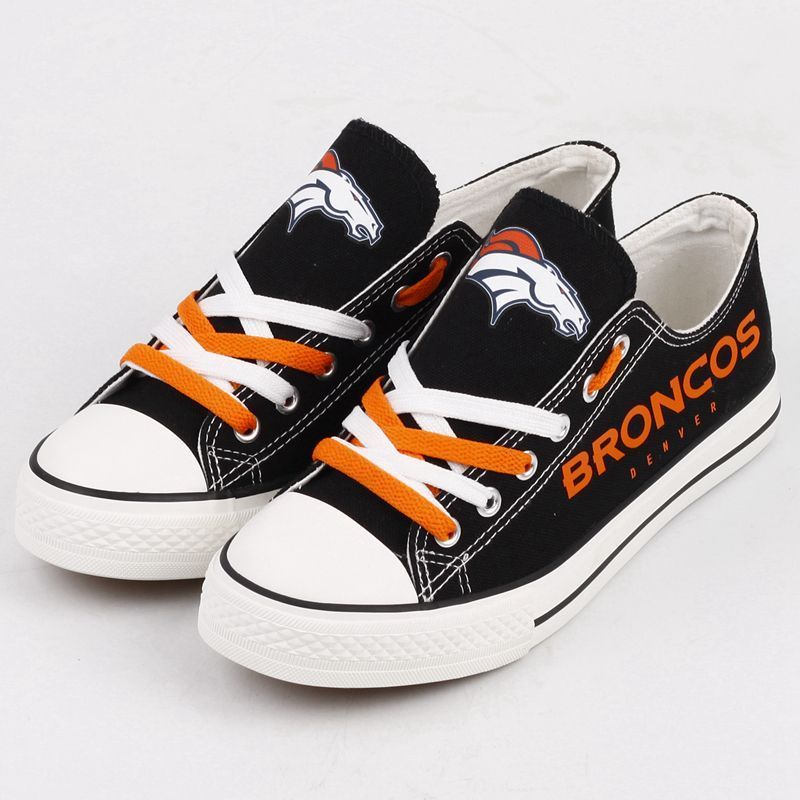 Denver-Broncos-NFL-Football-10-Gift-For-Fans-Low-Top-Custom-Canvas-Shoes Denver Broncos NFL Football 10 Gift For Fans Low Top Custom Canvas Shoes