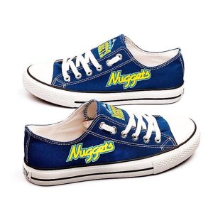 Denver Nuggets NBA Basketball 3 Gift For Fans Low Top Custom Canvas Shoes LT0667
