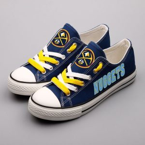 Denver Nuggets NBA Basketball 5 Gift For Fans Low Top Custom Canvas Shoes LT0932