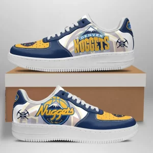 Denver Nuggets Nike Air Force Shoes Unique Football Custom Sneakers AF0870
