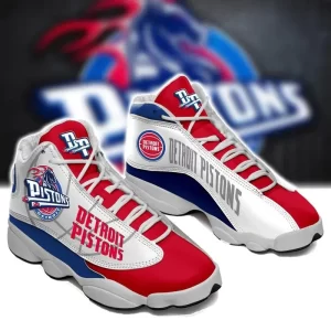 Detroit Pistons Air Jordan 13 Custom Basketball Sneakers JD130569