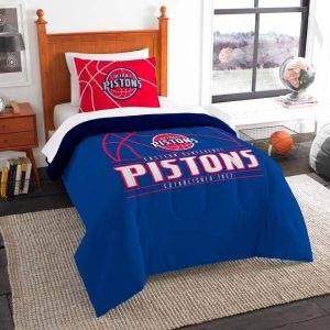 Detroit Pistons Bedding Set- 1 Duvet Cover & 2 Pillow Cases BS3769