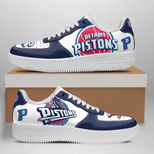Detroit Pistons Nike Air Force Shoes Unique Football Custom Sneakers AF0816