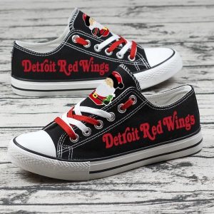 Detroit Red Wings NHL Hockey 2 Gift For Fans Low Top Custom Canvas Shoes LT0676