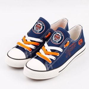 Detroit Tigers MLB Baseball 2 Gift For Fans Low Top Custom Canvas Shoes LT0783
