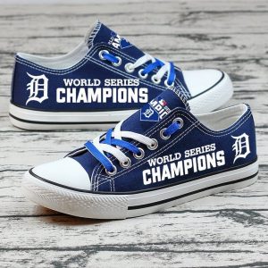 Detroit Tigers MLB Baseball 3 Gift For Fans Low Top Custom Canvas Shoes LT0917