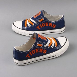 Detroit Tigers MLB Baseball 6 Gift For Fans Low Top Custom Canvas Shoes LT0735