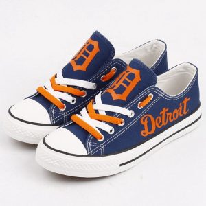 Detroit Tigers MLB Baseball Gift For Fans Low Top Custom Canvas Shoes LT1050