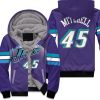 Donovan Mitchell Utah Jazz Purple Inspired Style Unisex Fleece Hoodie