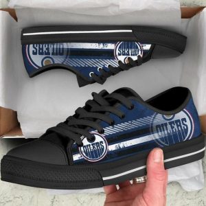 Edmonton Oilers NHL Hockey 3 Low Top Sneakers Low Top Shoes LT0057