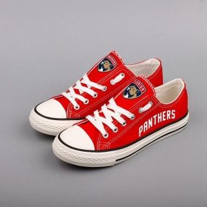 Florida Panthers NHL Hockey 3 Gift For Fans Low Top Custom Canvas Shoes LT0894