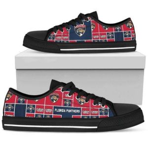 Florida Panthers NHL Hockey 2 Low Top Sneakers Low Top Shoes LT0077