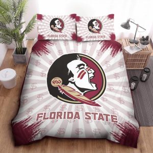 Florida State Seminoles Duvet Cover Pillowcase Bedding Set BS3486