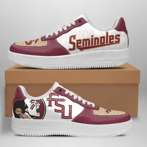 Florida State Seminoles Nike Air Force Shoes Unique Football Custom Sneakers AF0752