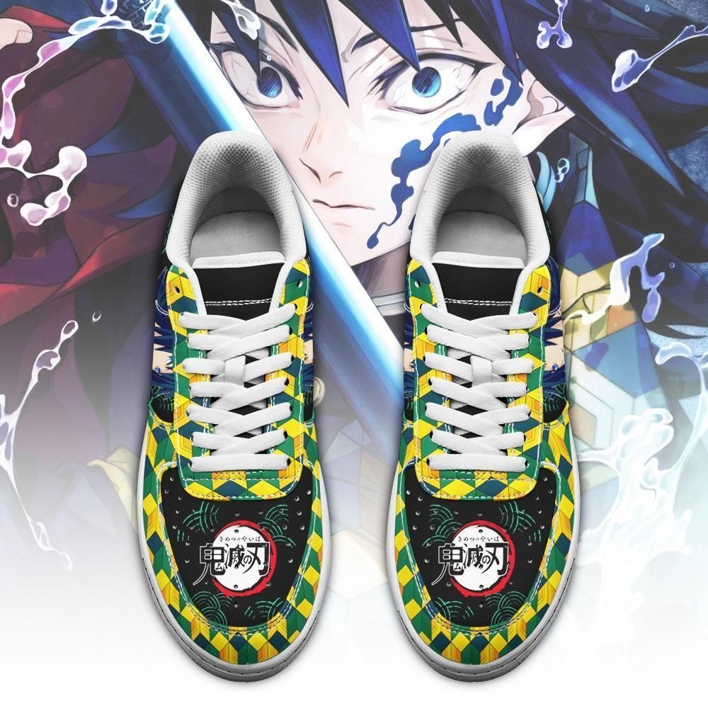 Giyu-Nike-Air-Force-Shoes-Unique-Demon-Slayer-Anime-Custom-Sneakers-1