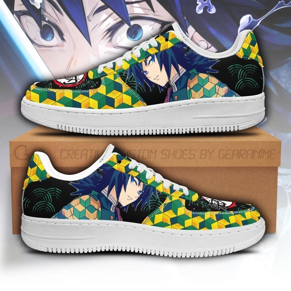 Giyu-Nike-Air-Force-Shoes-Unique-Demon-Slayer-Anime-Custom-Sneakers Giyu Nike Air Force Shoes Unique Demon Slayer Anime Custom Sneakers