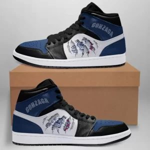 Gonzaga Bulldogs Air Jordan 1 Sport Custom Sneakers JDH1717