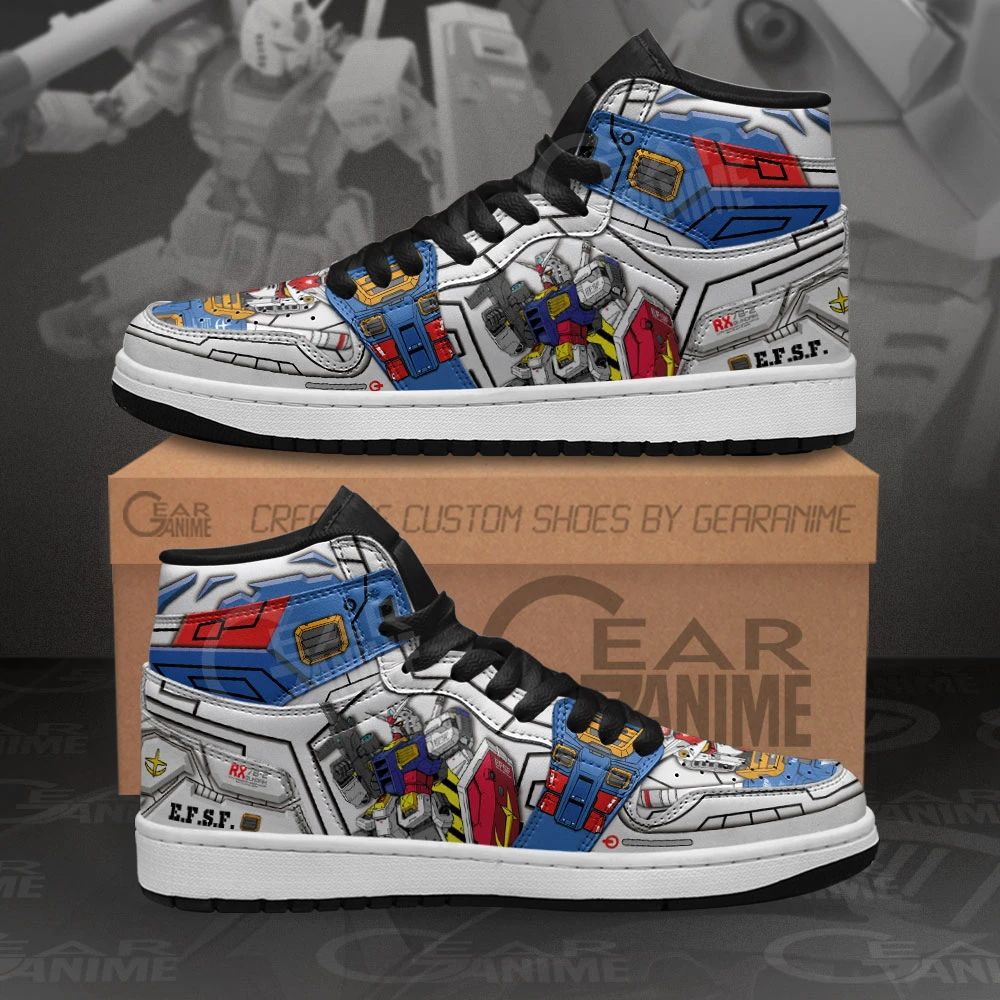 Gundam-Sneakers-RX-78-2-Gundam-Anime-Shoes Gundam Sneakers RX-78-2 Gundam Anime Shoes