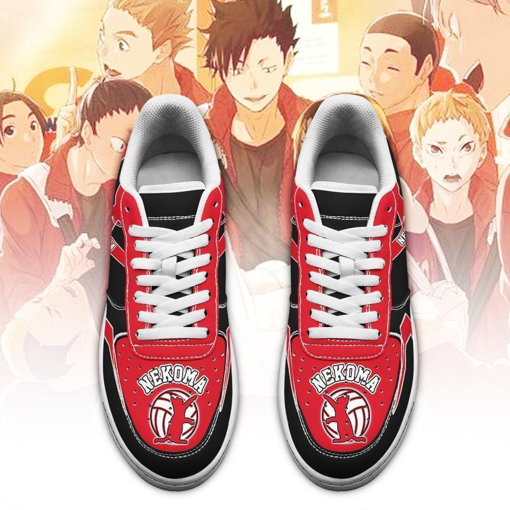 Haikyuu Nekoma High Air Force Sneakers Uniform Haikyuu Anime Shoes