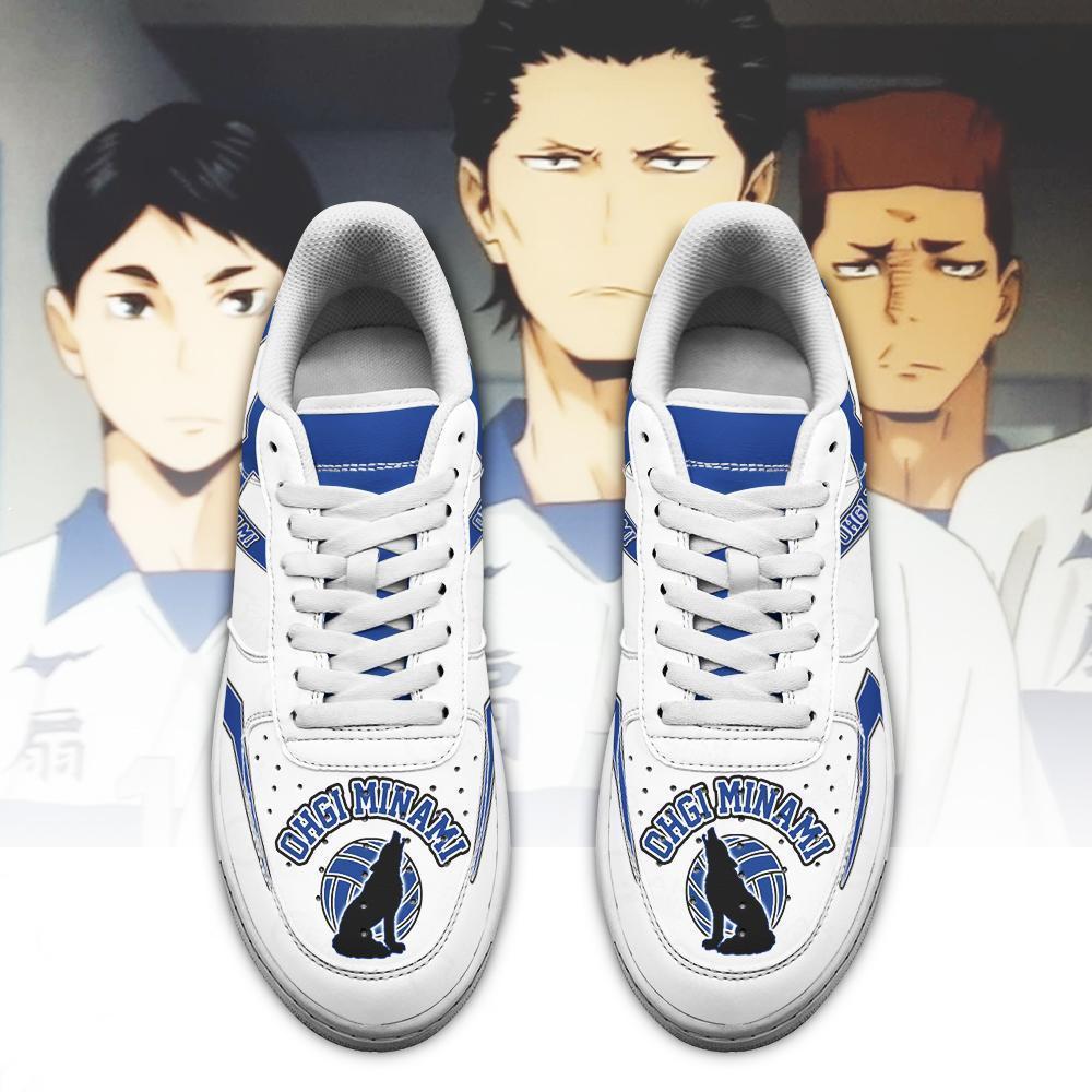 Haikyuu Ohgiminami High Air Force Sneakers Uniform Haikyuu Anime Shoes